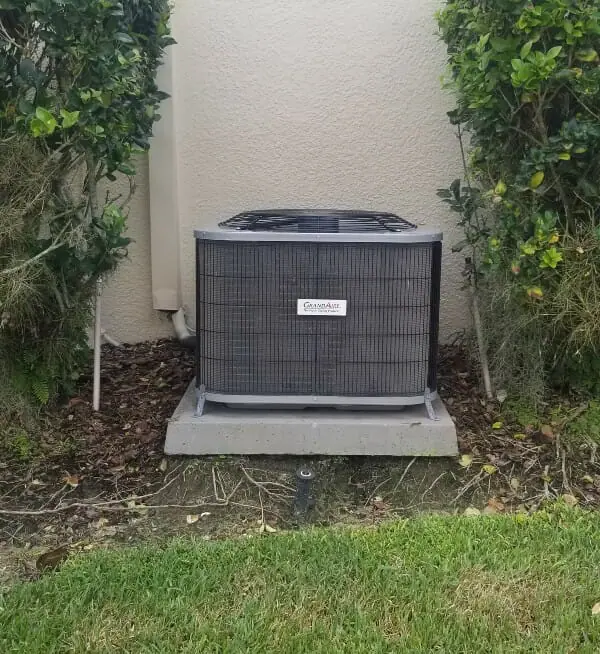 New HVAC unit installation